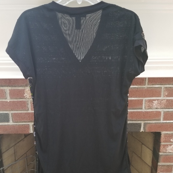 NWOT I.N.C Sequin Short Sleeve Tunic, Size XS - Picture 4 of 5